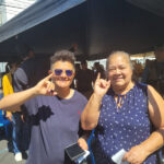 Silvia y Josefa Mayorga, madre e hija que votaron por Bukele.