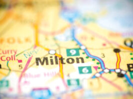 Milton epicentro del debate sobre vivienda asequible Milton en una mapa